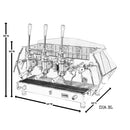 picture of La Pavoni / European Gift & Houseware DIA 3L-R