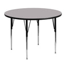 Flash Furniture XU-A48-RND-GY-T-A-GG