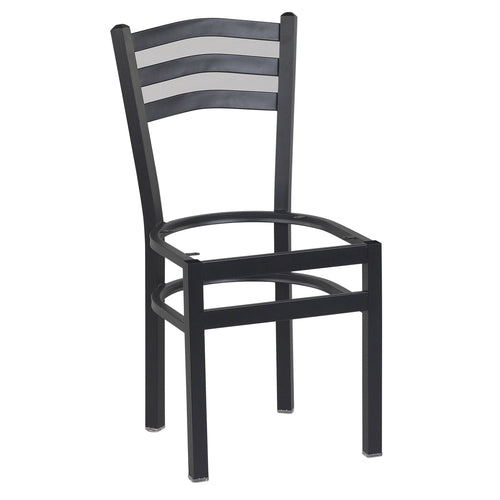 Trendler, Inc. 3 SLAT ARCH METAL CHAIR WS