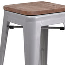 Flash Furniture CH-31320-24-SIL-WD-GG