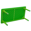Flash Furniture YU-YCX-001-2-RECT-TBL-GREEN-GG