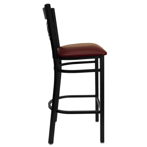 Flash Furniture XU-6F8BXBK-BAR-BURV-GG