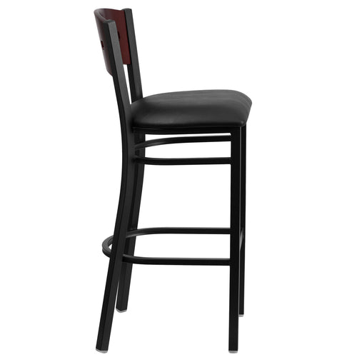 Flash Furniture XU-DG-60515-MAH-BAR-BLKV-GG