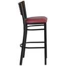 Flash Furniture XU-DG-6H1B-WAL-BAR-BURV-GG