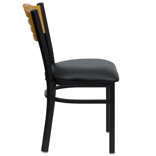 Flash Furniture XU-DG-6G7B-SLAT-BLKV-GG