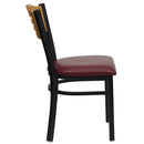 Flash Furniture XU-DG-6G7B-SLAT-BURV-GG
