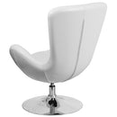 Flash Furniture CH-162430-WH-LEA-GG