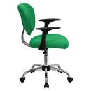 Flash Furniture H-2376-F-BRGRN-ARMS-GG
