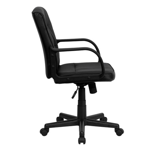 Flash Furniture GO-228S-BK-LEA-GG