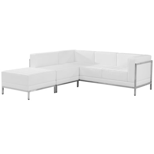 Flash Furniture ZB-IMAG-SECT-SET9-WH-GG