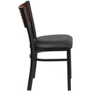 Flash Furniture XU-DG-6G5B-MAH-BLKV-GG
