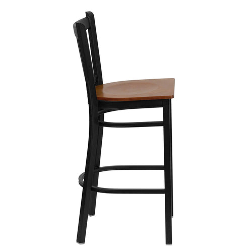 Flash Furniture XU-DG-6R6B-VRT-BAR-CHYW-GG