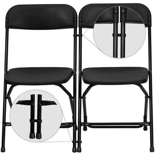 Flash Furniture LE-3-BK-GANG-GG