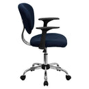 Flash Furniture H-2376-F-NAVY-ARMS-GG