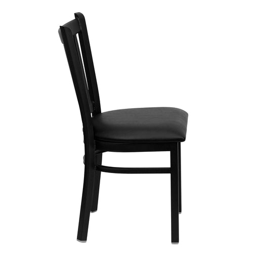 Flash Furniture XU-DG-6Q2B-VRT-BLKV-GG