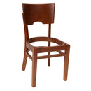 Trendler, Inc. SOLID BACK WOOD CHAIR WS