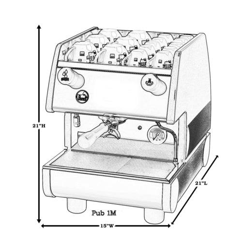 picture of La Pavoni / European Gift & Houseware PUB 1M-R