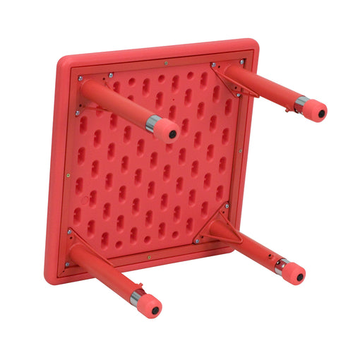 Flash Furniture YU-YCX-002-2-SQR-TBL-RED-GG
