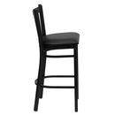 Flash Furniture XU-DG-6R6B-VRT-BAR-BLKV-GG