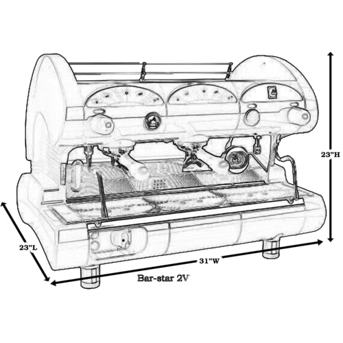 La Pavoni / European Gift & Houseware BAR-STAR 2V-R