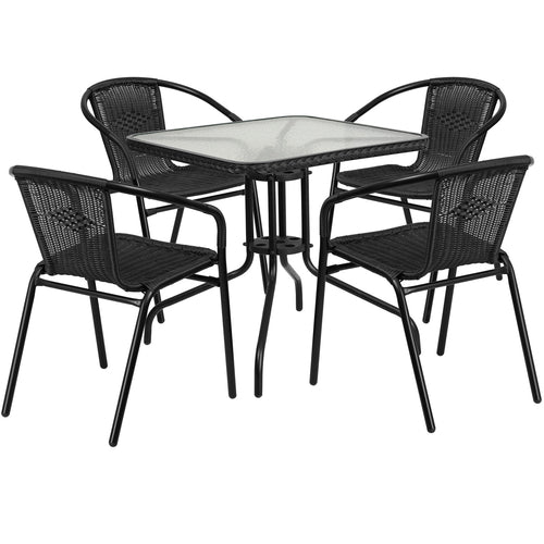 Flash Furniture TLH-073SQ-037BK4-GG