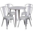 Flash Furniture CH-51090TH-4-18CAFE-SIL-GG