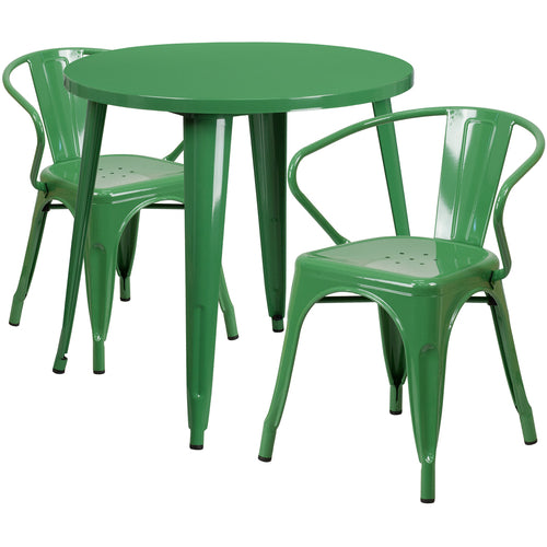 Flash Furniture CH-51090TH-2-18ARM-GN-GG