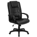 Flash Furniture GO-5301B-BK-LEA-GG