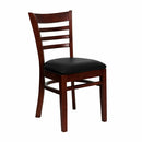 JMC Furniture ACABBO WOOD CHAIR DARK MAHOGANY