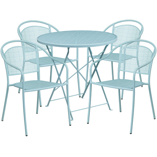 Flash Furniture CO-30RDF-03CHR4-SKY-GG