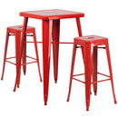 Flash Furniture CH-31330B-2-30SQ-RED-GG