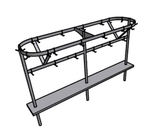 Pacific Stainless Products PRC-132-TMS Pot Rack