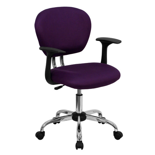 Flash Furniture H-2376-F-PUR-ARMS-GG