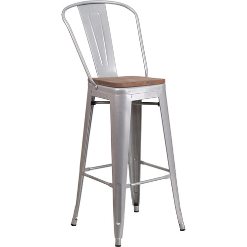 Flash Furniture CH-31320-30GB-SIL-WD-GG