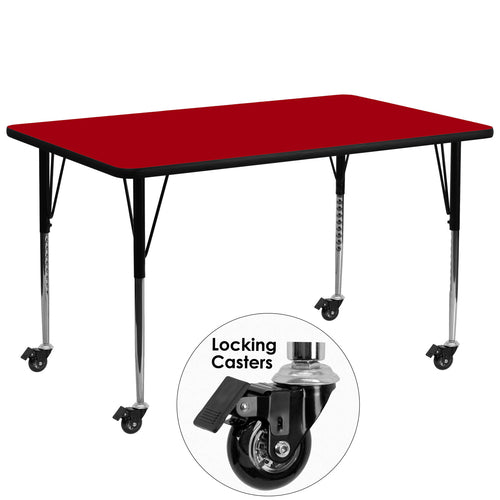Flash Furniture XU-A3072-REC-RED-T-A-CAS-GG