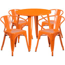 Flash Furniture CH-51090TH-4-18ARM-OR-GG