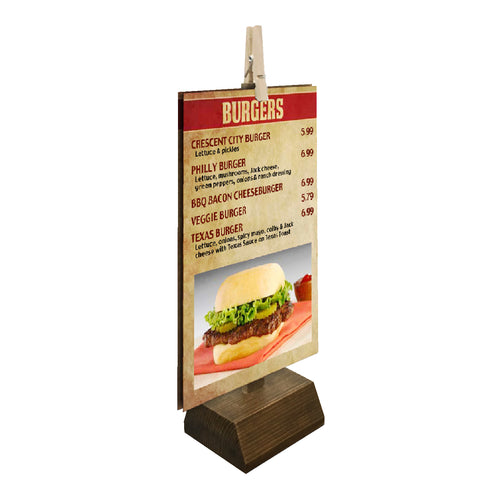 Pin Menu Sign Menu Solutions WD-PIN Tabletop Sign