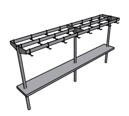 Pacific Instruments Instrument Rack Pacific Stainless Products PRT-120-TMS Pot Rack