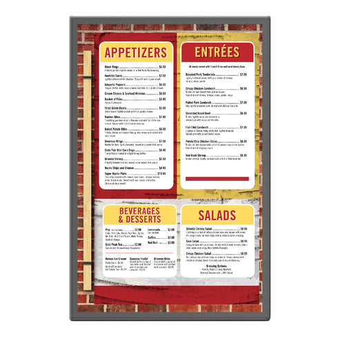 Menu Solutions BC110-D