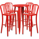 Flash Furniture CH-51080BH-4-30VRT-RED-GG