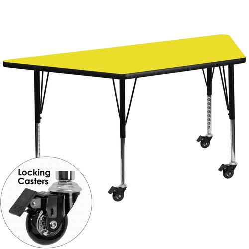 Flash Furniture XU-A2448-TRAP-YEL-H-P-CAS-GG