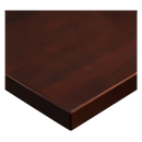 JMC Furniture 36 ROUND BEECHWOOD PLANK DARK MAHOGANY