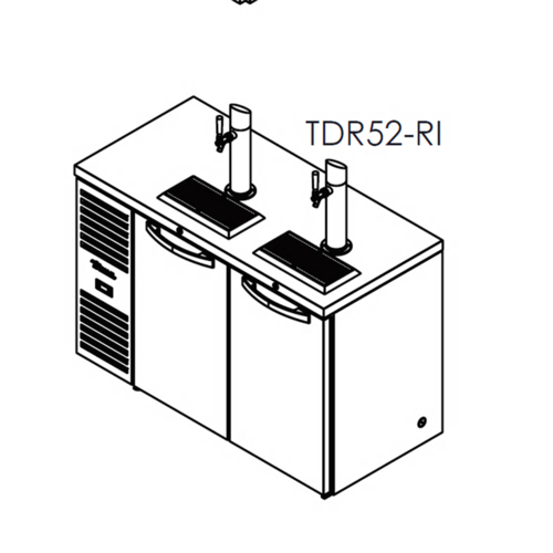 True Mfg. – Premier Bar TDR52-RI