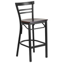 Flash Furniture XU-DG6R9BLAD-BAR-WALW-GG