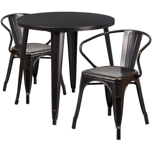 Flash Furniture CH-51090TH-2-18ARM-BQ-GG