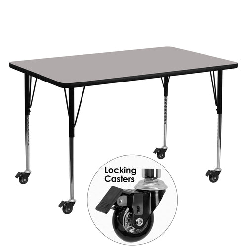 Flash Furniture XU-A3060-REC-GY-H-A-CAS-GG