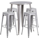 Flash Furniture CH-51090BH-4-30SQST-SIL-GG