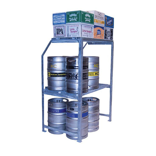 Keg Storage Racking Cooler Concepts Inc. DKSRCS Keg Storage Rack