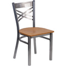 Flash Furniture XU-6FOB-CLR-NATW-GG
