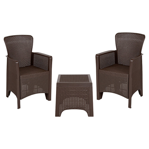 Flash Furniture DAD-SF3-2P-SET-CHOC-GG